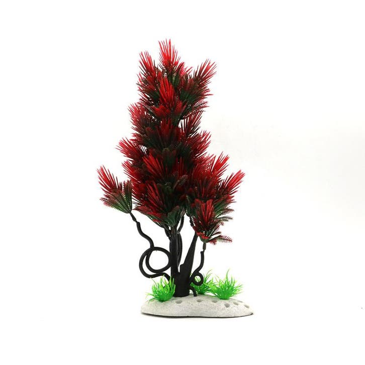 Bonsaiboom rood 32cm / Aquariumdecoratie As-251, Animaux & Accessoires, Poissons | Aquariums & Accessoires, Envoi