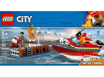 LEGO City : Brand aan de Kade - 60213 Bouwset Multicolor, Verzenden