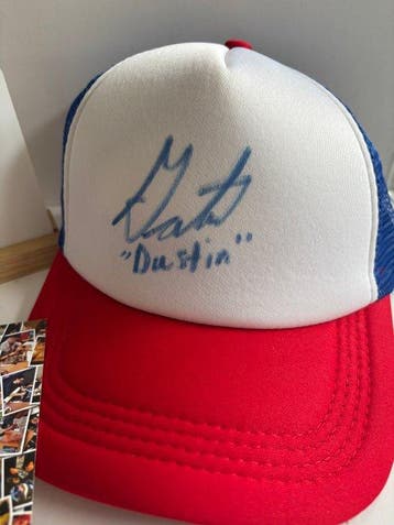 Stranger Things - signed by Gaten Matarazzo - cap from