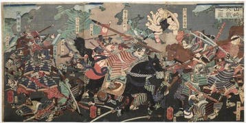Tsukioka Yoshitoshi /  (1839–1892) De Grote Slag bij