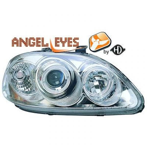 Carnamics Koplampen | Honda Civic 95-01 3-d / Civic 95-97 5-, Auto-onderdelen, Verlichting, Nieuw, Verzenden
