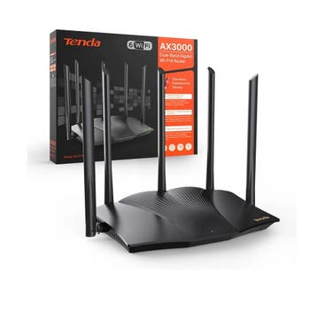 Tenda RX12 Pro Router WiFi 6 AX3000 Dualband 2,4GHz + 5GH..., Ophalen of Verzenden