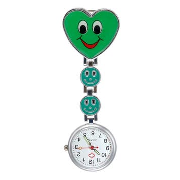Fako - Verpleegstershorloge - Hart Smile - Groen, Verzenden, Nieuw