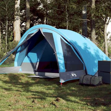 vidaXL Tent 4-persoons waterdicht blauw, Verzenden