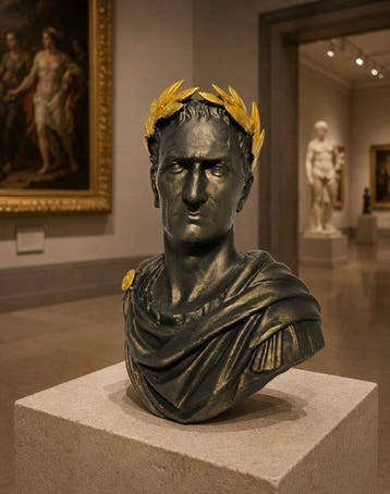 Buste, Busto di Gaio Giulio Cesare – Scultura decorativa