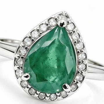 Zonder minimumprijs - Ring - 14 karaat Witgoud - 1.70ct. tw., Nieuw