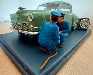 Une montre Tintin + une voiture 1/24e - 2 Verzamelobject -, Boeken, Nieuw