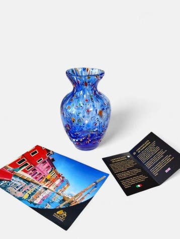 MurArt - Vase - Verre - Inclusions – Décor Pluie