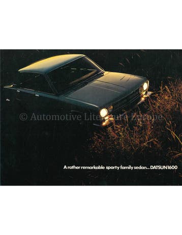1969 DATSUN 1600 BROCHURE NEDERLANDS