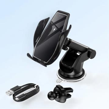 Qi Draadloze Autolader 15W - Quick Charge 3.0 - Dashboard, Verzenden