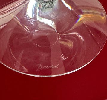 Baccarat - Baccarat - Verre à vin (4) - Vega - Cristal, Antiquités & Art
