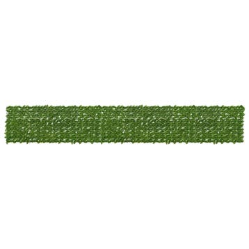 vidaXL Balkonscherm met bladeren Groen en Geel 500 x 75 cm, Verzenden