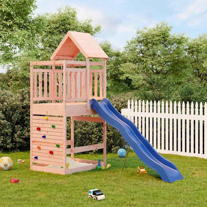vidaXL Speelhuis massief douglashout, Kinderen en Baby's, Speelgoed | Buiten | Speeltoestellen, Nieuw, Verzenden