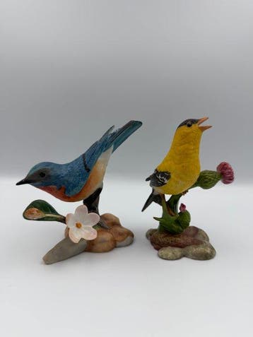 The Franklin Mint – 1986 - Beeldje, Eastern Bluebird &