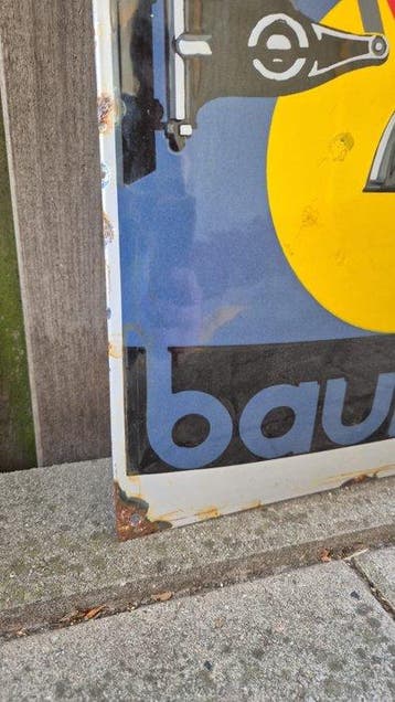 bauhaus - Reclamebord - Emaille, Metaal, Antiek en Kunst