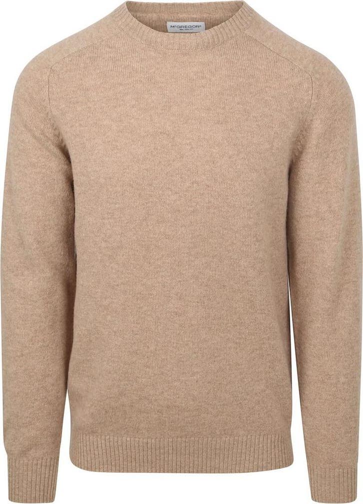 McGregor Trui Lamswol Melange Sand maat Maat 52/54 (L) Heren, Kleding | Heren, Truien en Vesten, Beige, Nieuw, Maat 52/54 (L)