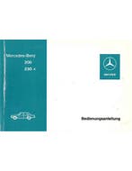 1975 MERCEDES BENZ E KLASSE INSTRUCTIEBOEKJE DUITS, Ophalen of Verzenden