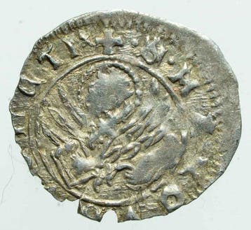 . Italië - Venetië Republiek Michele Morosini 1382. Soldino, Postzegels en Munten