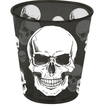Halloween Beker Doodshoofd 10cm, Hobby en Vrije tijd, Verzenden, Nieuw