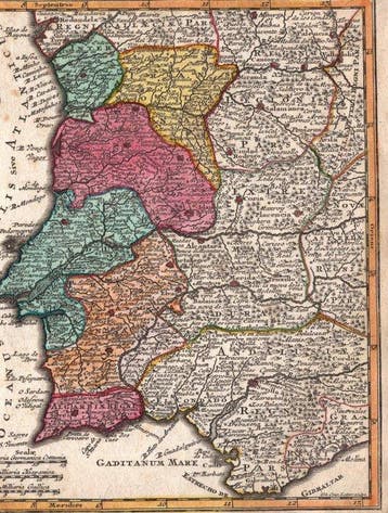Portugal - Portugal; Seutter, Georg Matthaus (1678-1757) -