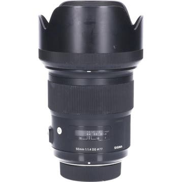Tweedehands Sigma 50mm f/1.4 DG HSM Art Nikon CM9750, Ophalen of Verzenden, Overige typen