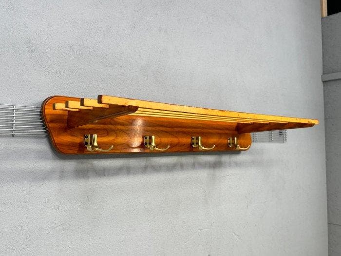 Kapstok - Hout - Mid century kapstok, Antiek en Kunst, Kunst | Designobjecten