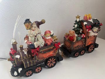 Kerstdecoratie - Hars - Licht en zingend, Nieuw