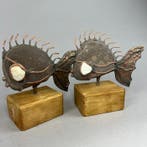 Jacek Drzymaa ( XX- XXI) - sculptuur, NO RESERVE- 2 FISH -