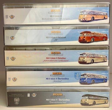 Brekina 1:87 - Camionnette miniature (5) - MB O 6600 H
