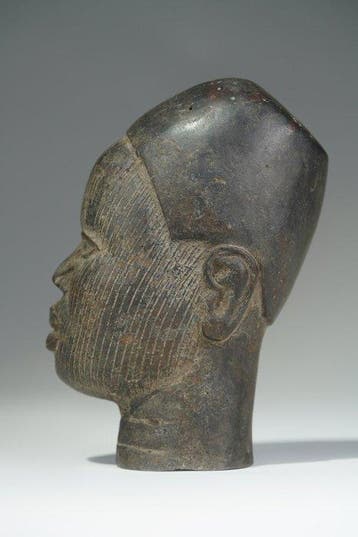 Een bronzen hoofd - Ife - Nigeria