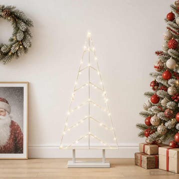 vidaXL Metalen kerstboom KUOPIO 90 cm Staal Wit, Verzenden