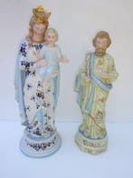 Beeldje - Jozef & Maria (2) - Biscuit porselein