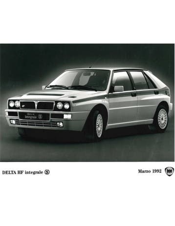 1992 LANCIA DELTA HF INTEGRALE PERSFOTO, Ophalen of Verzenden