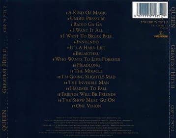 Queen - Greatest Hits II (CD, 1991), Cd's en Dvd's, Verzenden, Zo goed als nieuw