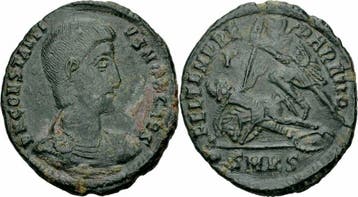 351-354 Roemisches Kaiserreich Constantius Gallus Maiorin..., Verzenden