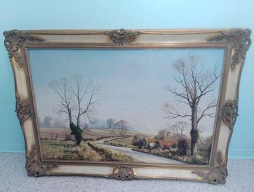Michael Morris (XX) - Paysage de la campagne anglaise