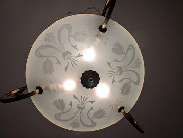 Plafondlamp - Kristal - Stijl Pietro Chiesa