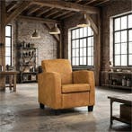 Leren fauteuil Joy, Huis en Inrichting, Nieuw, Ophalen of Verzenden, Eigentijds, Klassiek, Modern, 50 tot 75 cm
