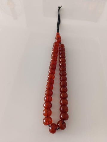 Chapelet - Ambre - 1980-1990 - Chapelet de perles de prière