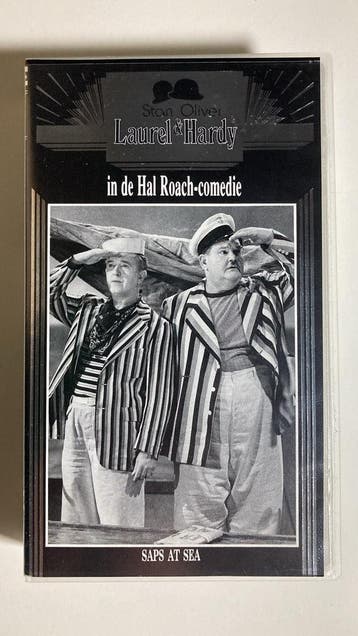 LAUREL & HARDY IN DE HAL ROACH-COMEDIES SAPS AT TEA (VHS), Cd's en Dvd's, Gebruikt