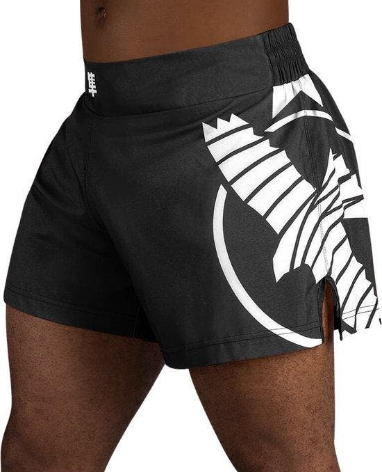 Hayabusa Icon Kickboxing Shorts - Zwart / Wit - Maat XL, Sports & Fitness, Sports & Fitness Autre, Envoi
