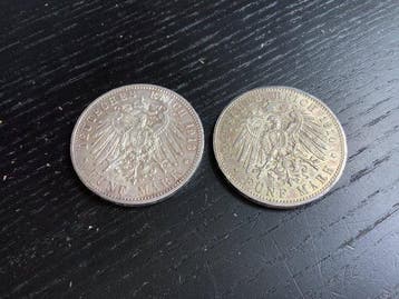 Duitsland, keizerrijk Wilhelm II. 5 Mark 1913-1914 (Zonder