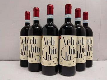 2022 Casali del Barone, Nebbiolo - Piëmont - 6 Flessen (0.75, Nieuw