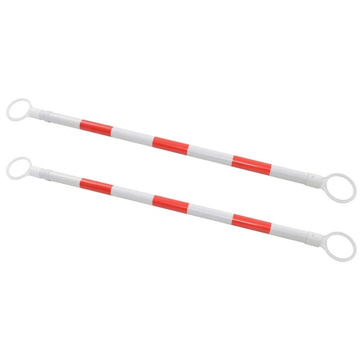 vidaXL Pylonstangen inklapbaar 116-197 cm kunststof 2 st, Maison & Meubles, Accessoires pour la Maison | Décorations murale, Envoi