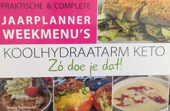 Weekmenu jaarplanner / Koolhydraatarm eten Zó doe je dat! /, Boeken, Kookboeken, Gelezen, Verzenden