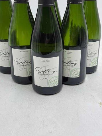Defleury, Tradition - Champagne - 6 Flessen (0.75 liter), Verzamelen, Nieuw