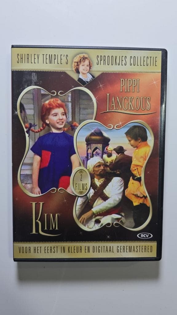 SHIRLEY TEMPLES SPROOKJES COLLECTIE PIPPI LANGKOUS / KIM, Cd's en Dvd's, Dvd's | Overige Dvd's, Gebruikt