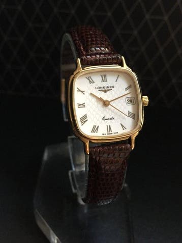 Longines - Quartz Dial Texturizado Romano Date - Sans prix, Handtassen en Accessoires, Horloges | Heren, Nieuw