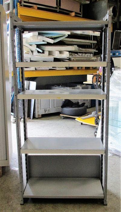 Rek, Metalenrek, B90 x D36 x H190 cm, Articles professionnels, Aménagement de Bureau & Magasin | Fournitures de bureau