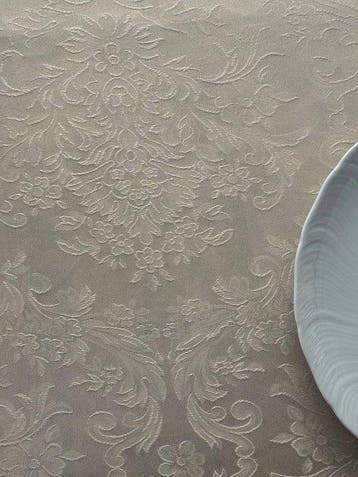 Nappe de table avec médaillon floral en coton - Nappe - 160, Antiquités & Art